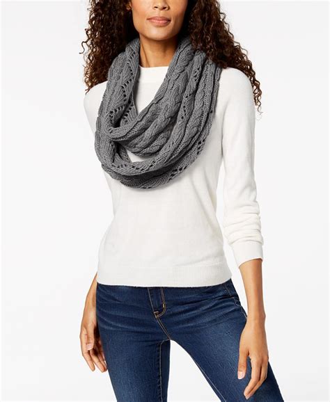 macys michael michael kors pointelle cable-knit scarf|Michael Kors Pointelle Cable.